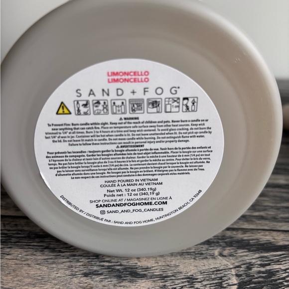 Limoncello Natural Wax Candle - White - Picture 4 of 4